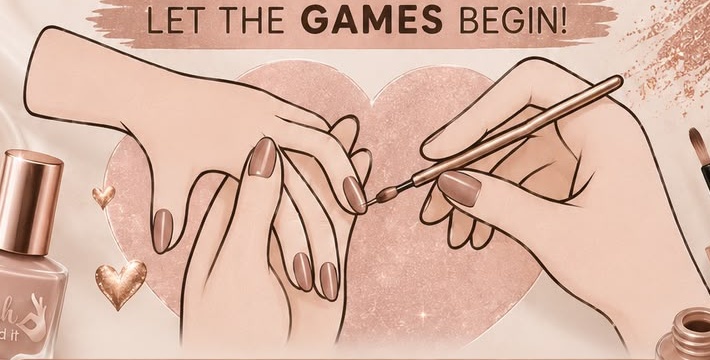 Posh Nailed It nail art illustration