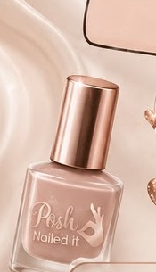 Posh Nailed It nail bottle artwork
