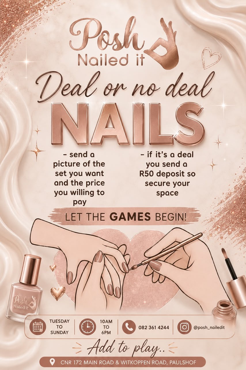Original Posh Nailed It flyer